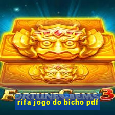 rifa jogo do bicho pdf